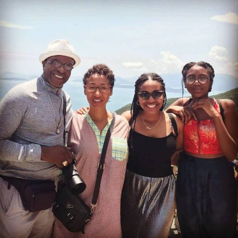 Keith David, Dionne Lea, MeaLea, and Ruby Williams Vacation. 