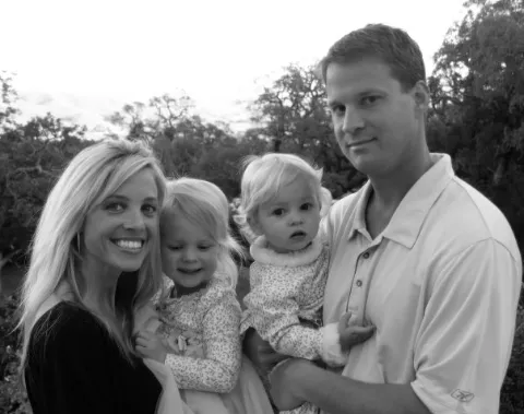 Old Photo of Layla and Lane Kiffin. 