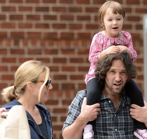 Darby Rudd with Father Paul Rudd and Mother Julie Yaeger.