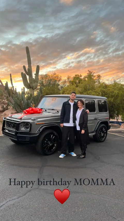 Devin Booker Gifted His Mother Veronica Gutierrez a Mercedes. 